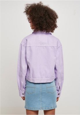 Ladies Short Boxy Worker Jacket