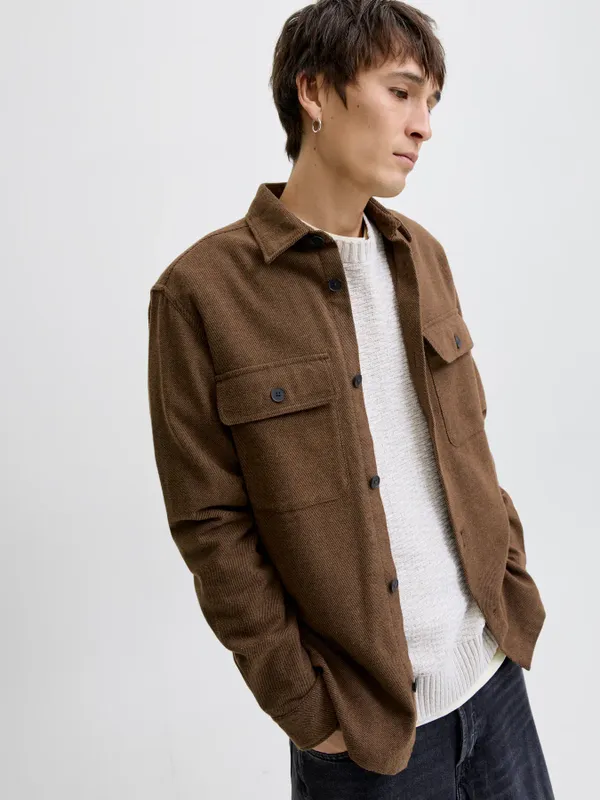 Overshirt med skjortkrage
