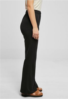 Elegant terry trousers with pleats