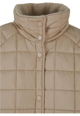 Women's long quilted jacket