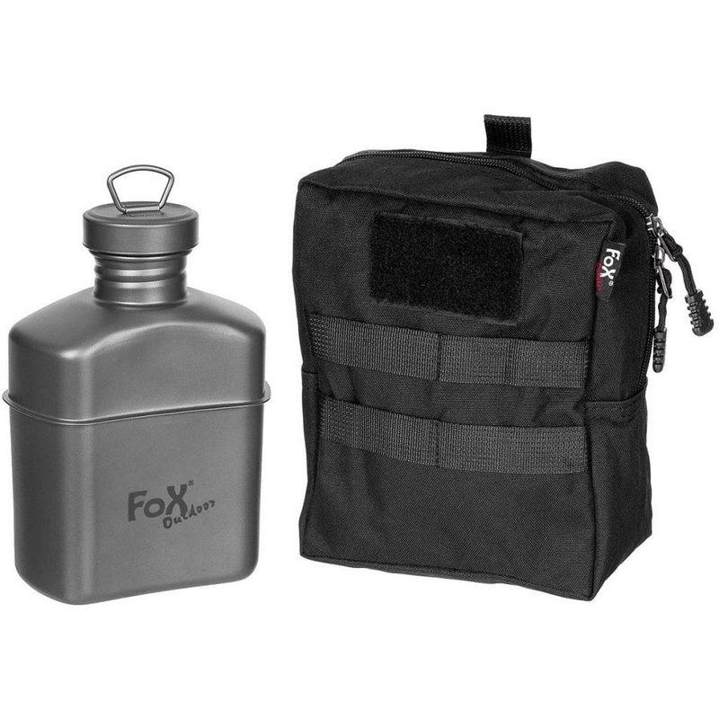 Titanium vandflaske med MOLLE taske
