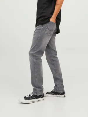 Svarta stentvättade jeans slim fit - GLENN