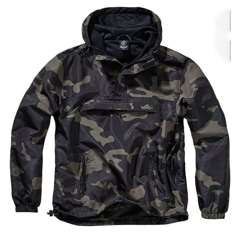 Vindjakke uforet camouflage