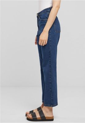 Short Straight Leg Jeans - Women's