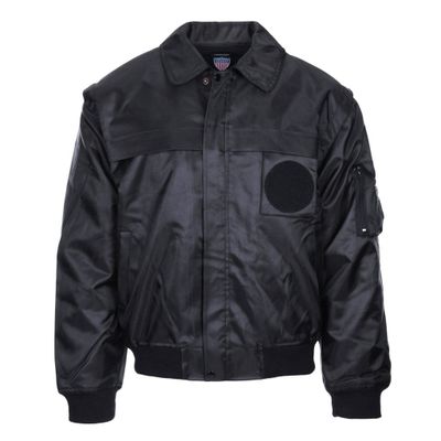SECURITY jacket with liner and zip-off sleeves