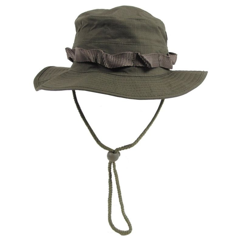 Booniehat med ripstop OD green