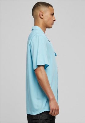 Short -sleeved shirt men's viscose