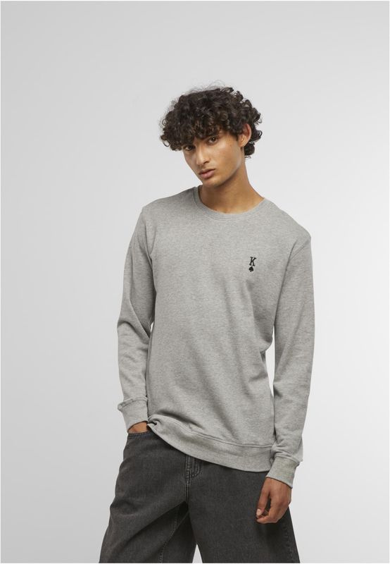 Logotyp bröst King Sign Logotyp Tröja – heather grey