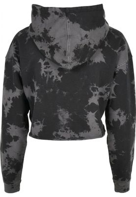 Short hoodie in batik pattern ladies