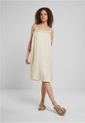 Slip dress in viscose satin
