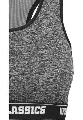 Ladies Active Melange Logo Bra