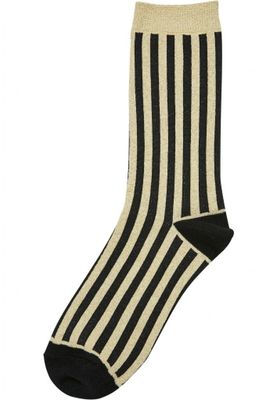 Metallic Effect Stripe Socks 3-Pack