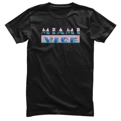 Miami Vice Airbrush Logo T-Shirt