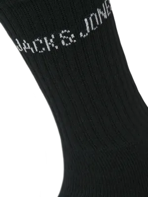 Svarta tennisstrumpor herr - 5-pack