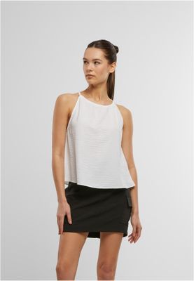 Elegant strukturerad halterneck topp