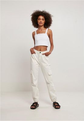 Ladies Organic Stretch Denim Cargo Pants