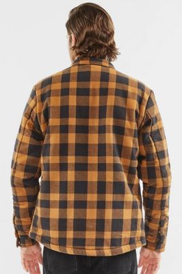 Lumberjack jacket with teddy lining