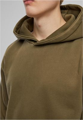 Huvtröja för herr med vintage oversize – warmkhaki