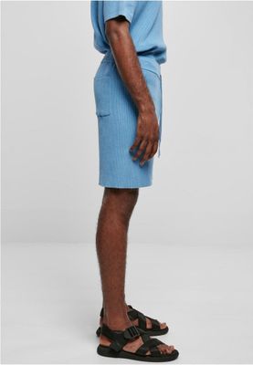 Ribbed sweat shorts for men