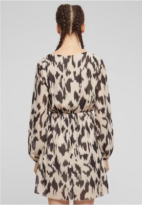 Wrap dress with tie belt