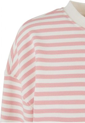 Stribet oversize sømandsskjorte - damer