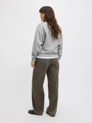 Avslappnad Sweatshirt med rund hals JJXX
