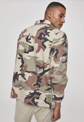 Camo Cotton Coach Jacket