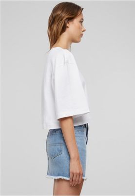 Kort oversize t-shirt til kvinder