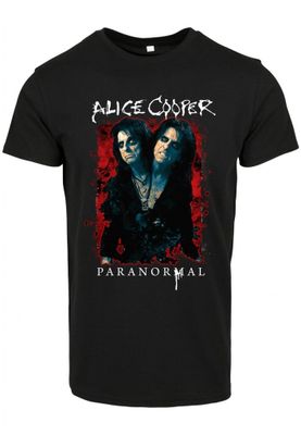 Alice Cooper Paranormal Splatter Adult Black Tee