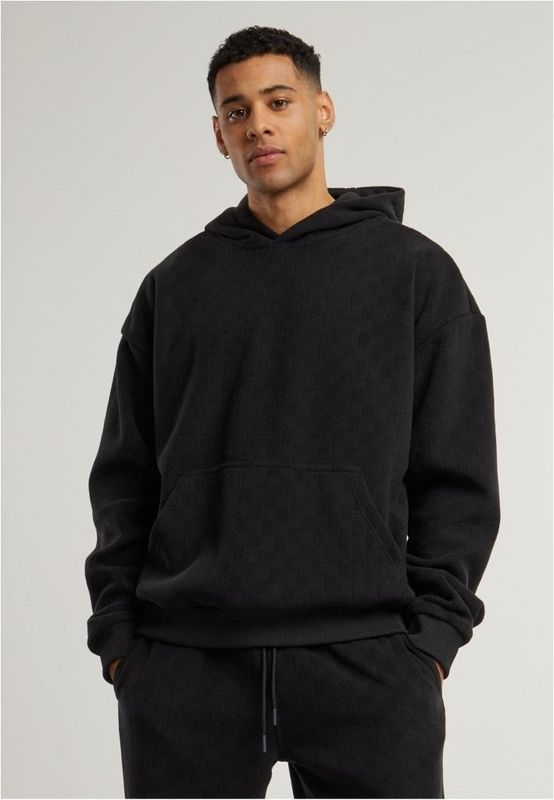 Jacquard Velvet Oversized Hoody