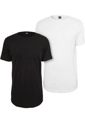Shaped Long T-shirt men's 2-pack