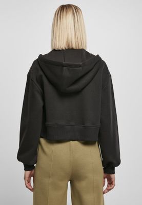 Ladies Short Oversized Zip Jacket