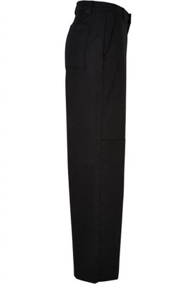 Black work trousers for women.