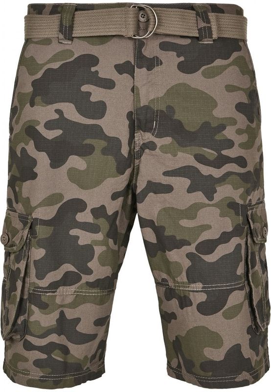 Last shorts med bælte camouflage