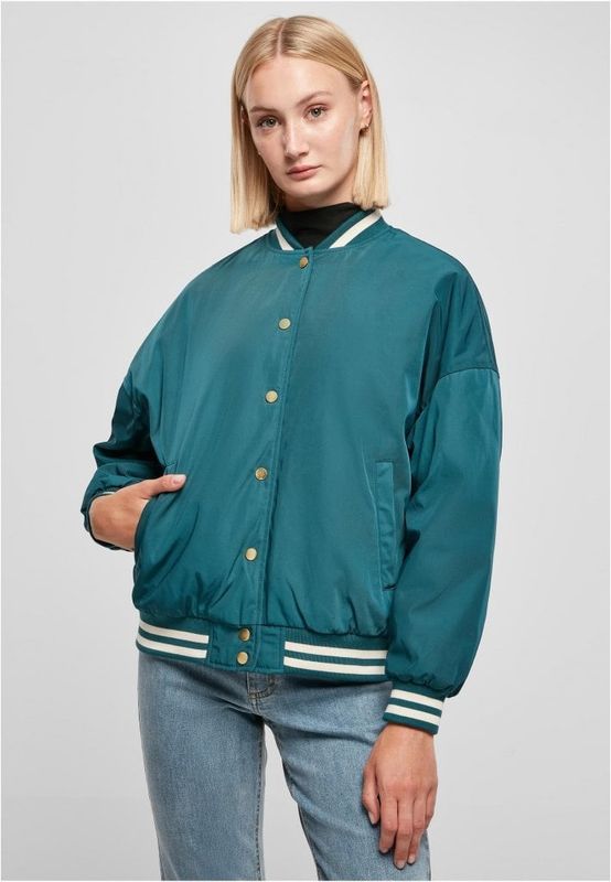Ladies Oversized Recycled College Jacket