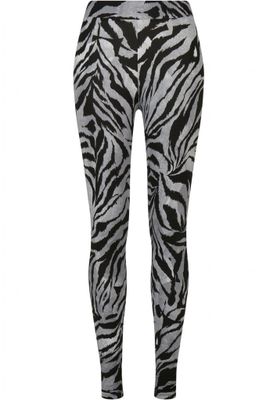 Black zebra leggings