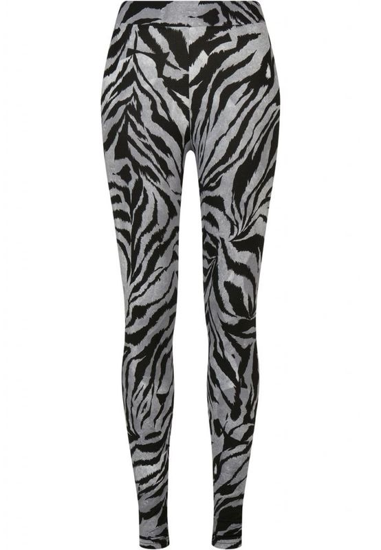 Black zebra leggings