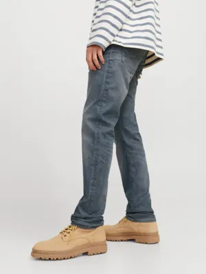 Modernt stentvättade slim fit jeans - GLENN
