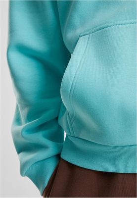 Huvtröja för herr med fluffy oversize – berylblue