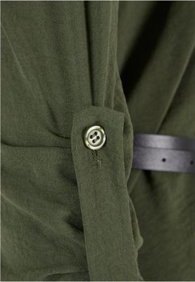 Women's long muslin shirt