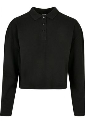 Ladies Short Oversized Polo Longsleeve