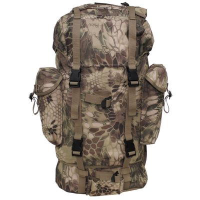 Snake camo combat rygsæk - 65 liter
