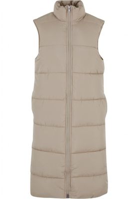 Longpadded vest for women