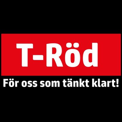 T-röd T-shirt
