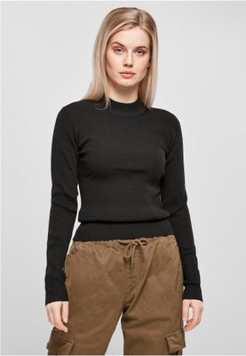 Ladies Rib Knit Turtelneck Sweater