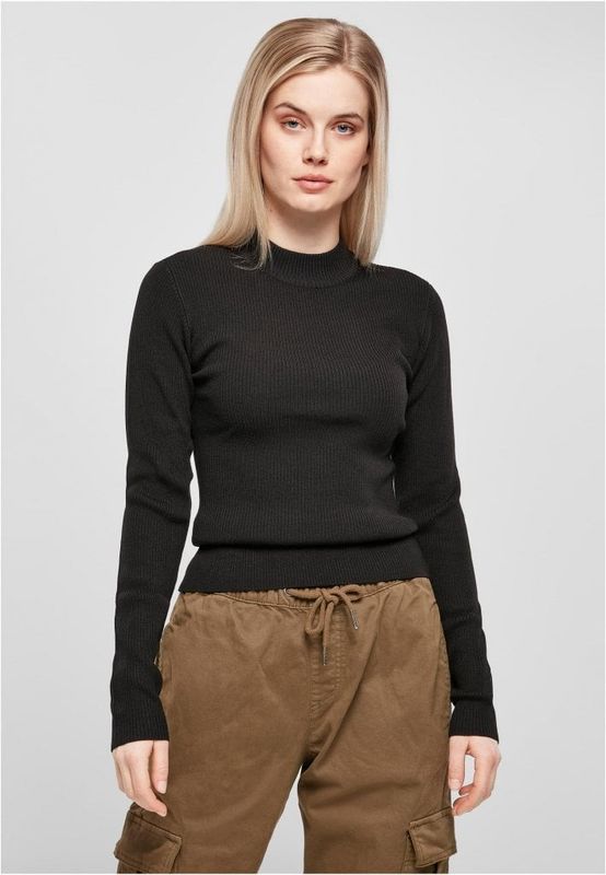 Ladies Rib Knit Turtelneck Sweater