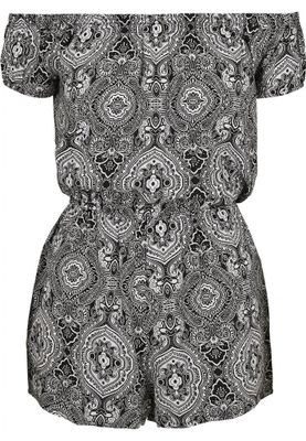Short jumpsuit with pattern ladies