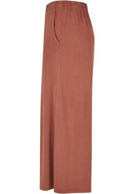 Women's terracotta modal culottes