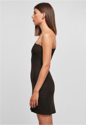 Ladies Rib One Shoulder Dress