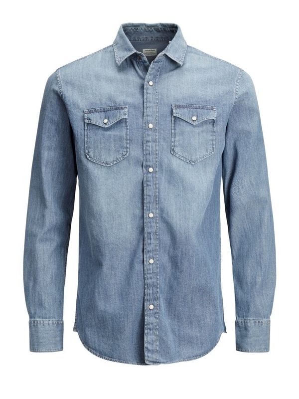 Denim shirt slim